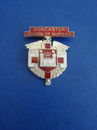 Doncaster School of Nursing ,silver nurses badge.