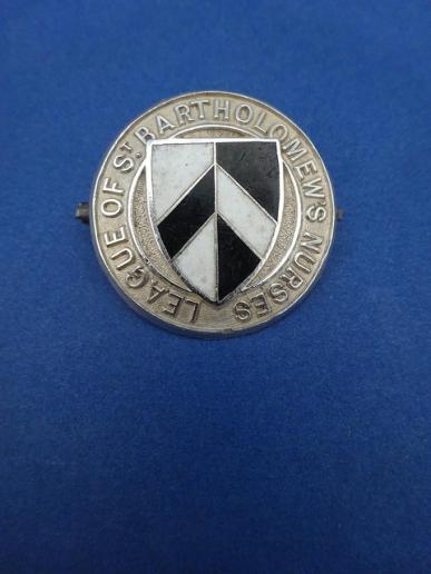 League of St.Bartholomews Nurses,London,Silver Nurses badge