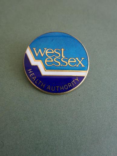 West Essex Health Authority,Silver Nurses Badge(Blue)