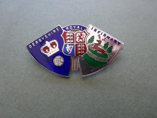 Derbyshire Royal Infirmary Silver Nurses Badge