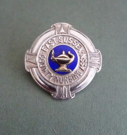 East Sussex County Nursing Association,Silver Nurses Badge.