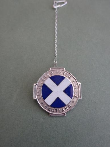 Scottish Silver Registered Fever Nurse badge
