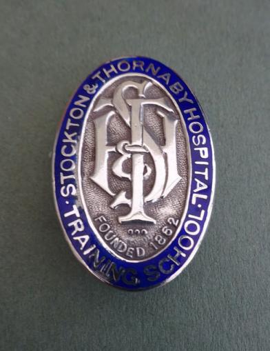 Stockton & Thornaby Hospital Training School,Silver Nurses Badge