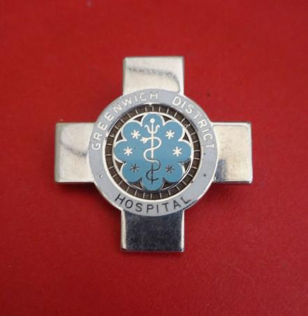 Greenwich District Hospital,Silver Nurses Badge