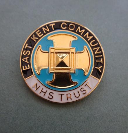 East Kent Community NHS Trust,Silver gilt Nurses Badge