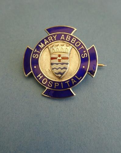 London County Council, St Mary Abbot's Hospital, Silver Nurses Badge