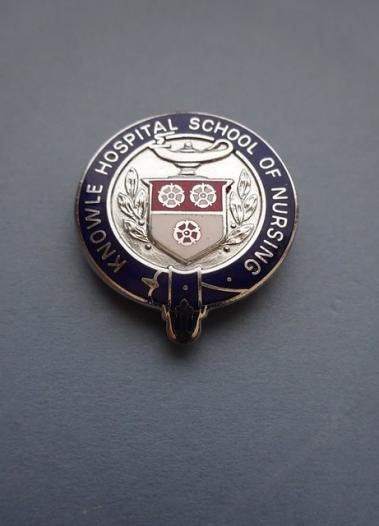 Knowle  Hospital School of Nursing,Mental Nurses Badge