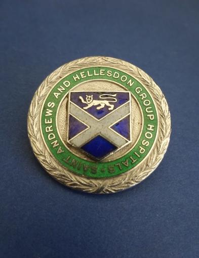 Saint Andrews and Hellesdon Group Hospitals,Silver Mental Nurses Badge