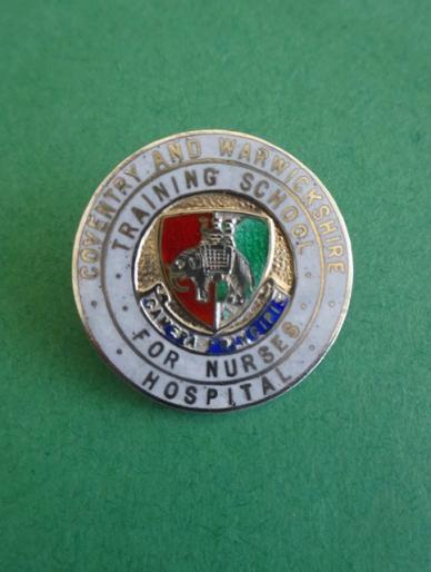 Coventry and Warwickshire Hospital Training School For Nurses, silver nurses badge