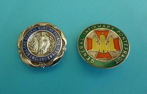 General Infirmary Pontefract,Nursing badge pair