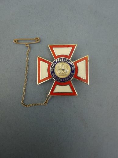 Royal Free Hospital Nurses League,Silver Nurses Badge