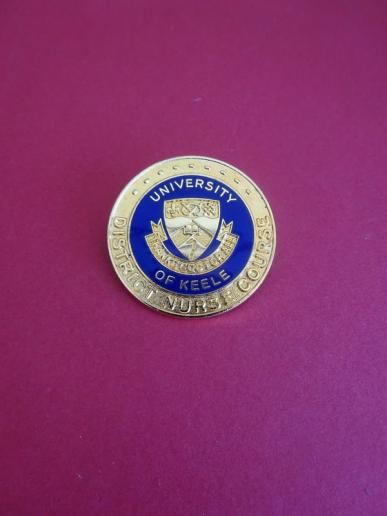 University of Keele, District Nurse Course badge