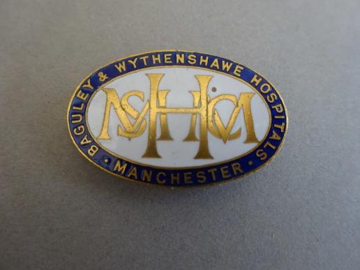 Baguley & Wythenshawe Hospitals Manchester,nurses badge