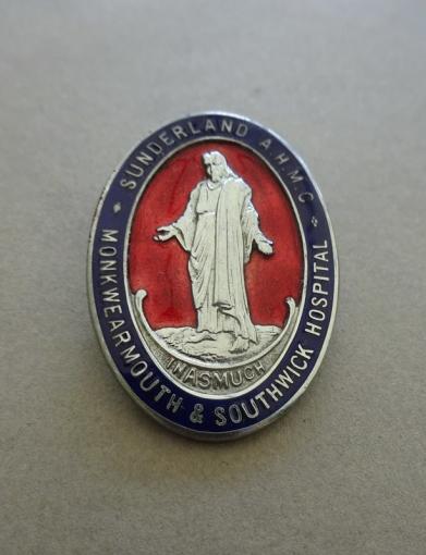 Sunderland AHMC Monkwearmouth & Southwick Hospital,nurses badge