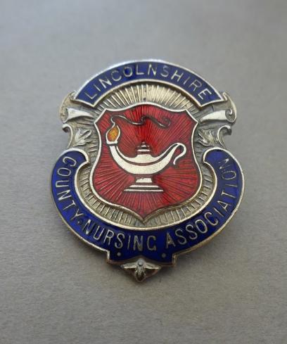 Lincolnshire County Nursing Association,nurses badge