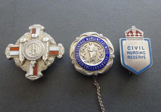 The London Hospital,Nurses badge trio