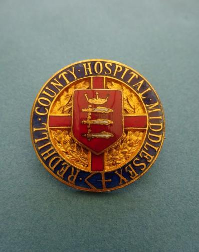 Redhill County Hospital Middlesex,Nurses Badge