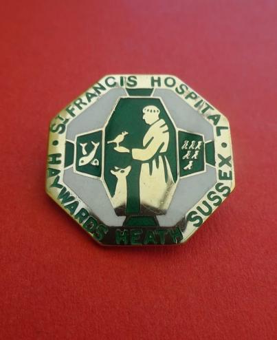 St Francis Hospital Haywards Heath,Silver Mental Nurses Badge