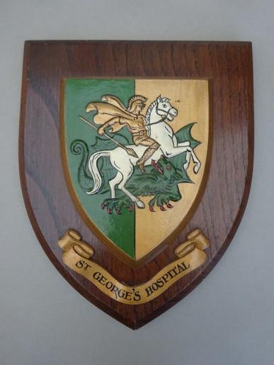 St Georges Hospital,London,wall plaque