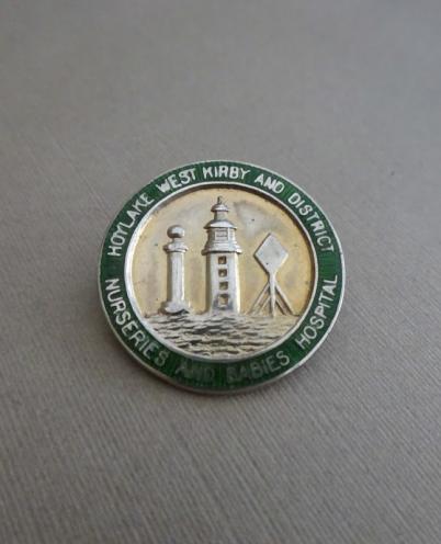 Hoylake West Kirby and District Nurseries and Babies Hospital, silver badge