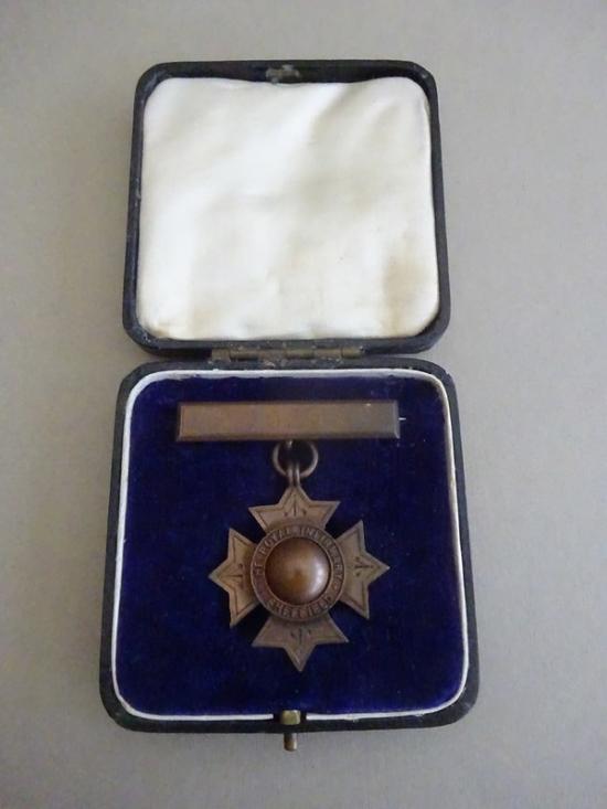 The Royal Infirmary Sheffield ,cased Bronze Nurses badge