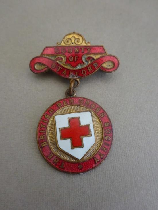 British Red Cross Society County Badge,Stafford