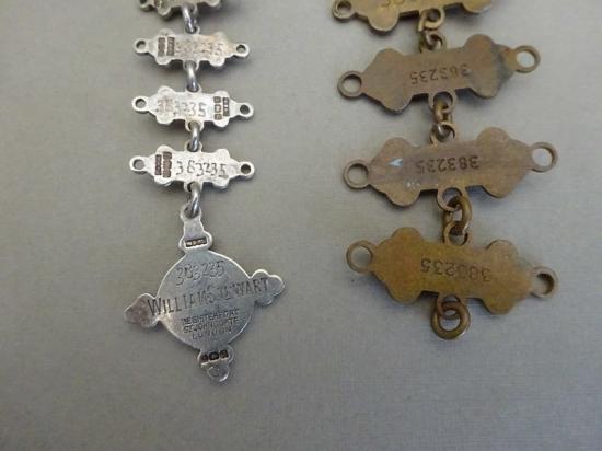 The St John Ambulance Association, miniature silver Member  badge, and 25 assorted exam bars