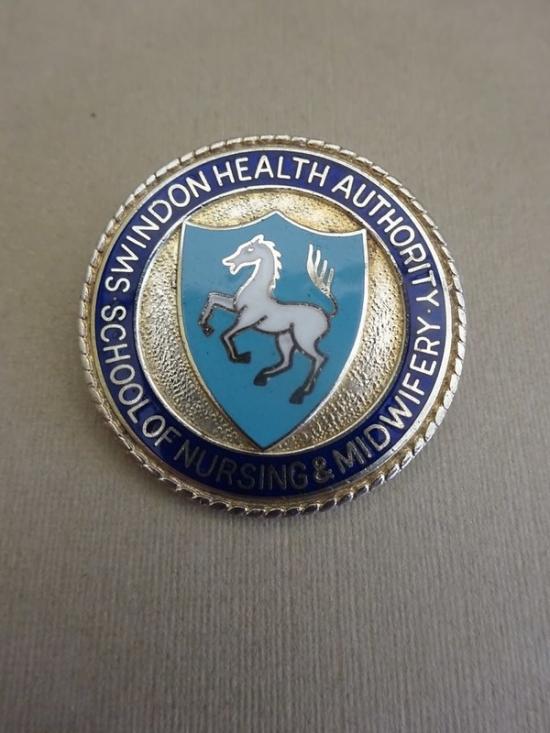 Swindon Health Authority School of Nursing & Midwifery,nurses badge