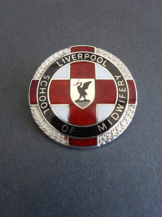 Liverpool School of Midwifery,silver Midwife badge