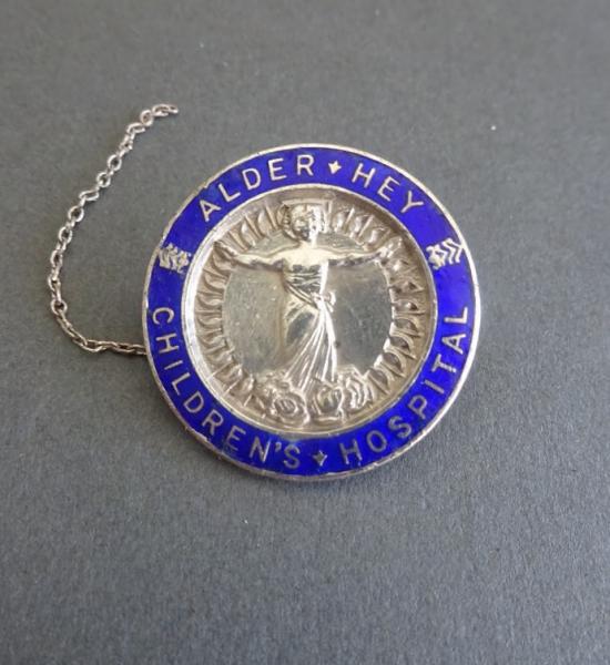 Alder Hey Children's Hospital Liverpool, silver Nurses Badge