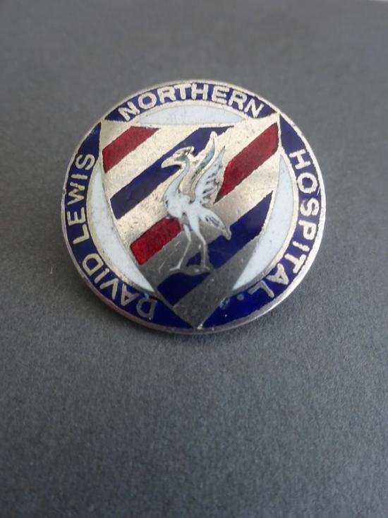 David Lewis Northern Hospital Liverpool,white metal nurses badge