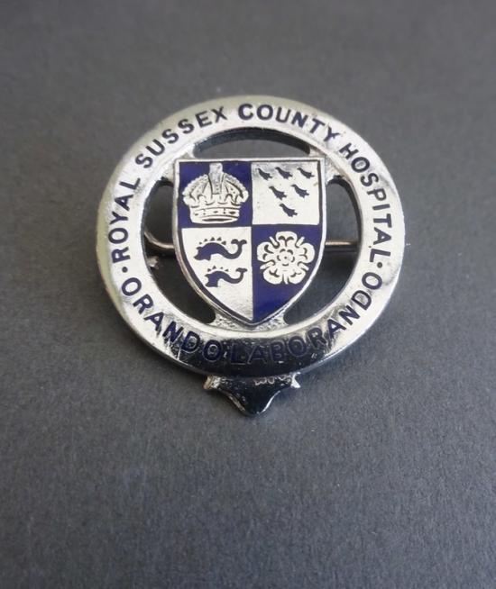 Royal Sussex County Hospital Brighton, nurses badge