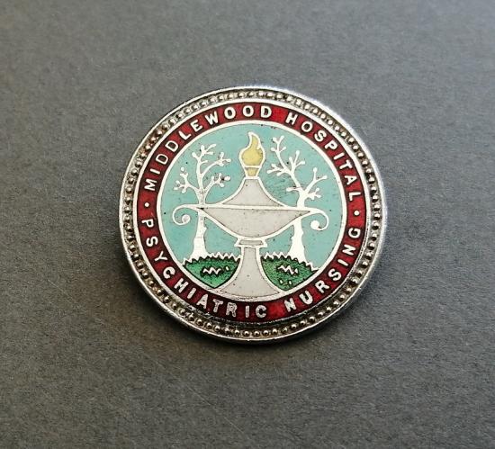 Middlewood Hospital Sheffield,Mental Nurses badge