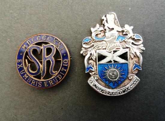 Society of Radiographers,two members badges including silver.