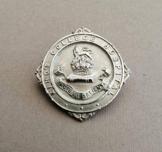 Kings College Hospital silver nurses badge