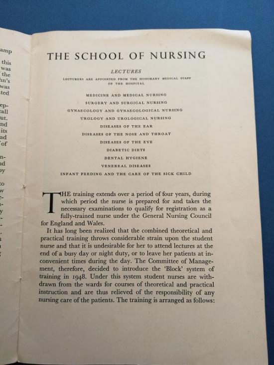 Nursing School Prospectus Booklet,King's College Hospital