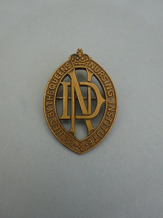 Queens Institute of District Nursing,post 1982 Nurses Badge