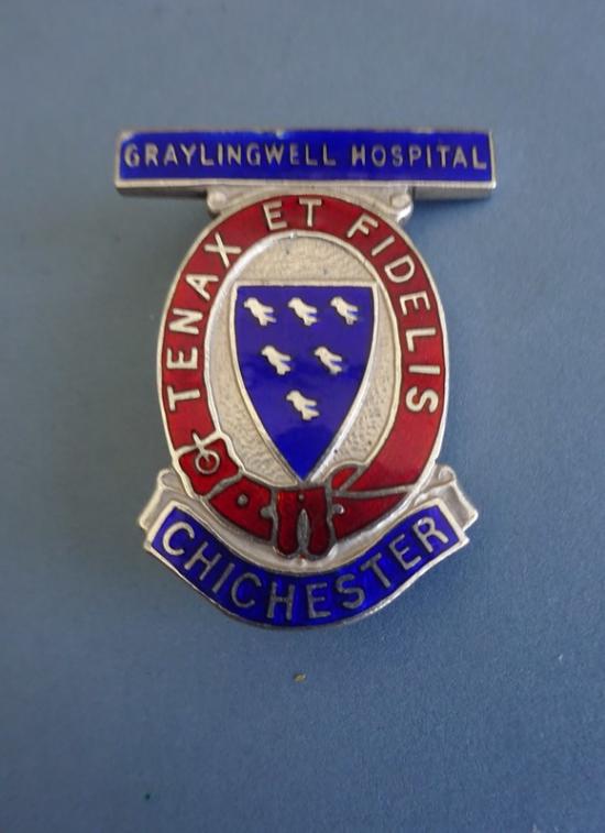 Graylingwell Hospital Chichester,Silver Nurses badge