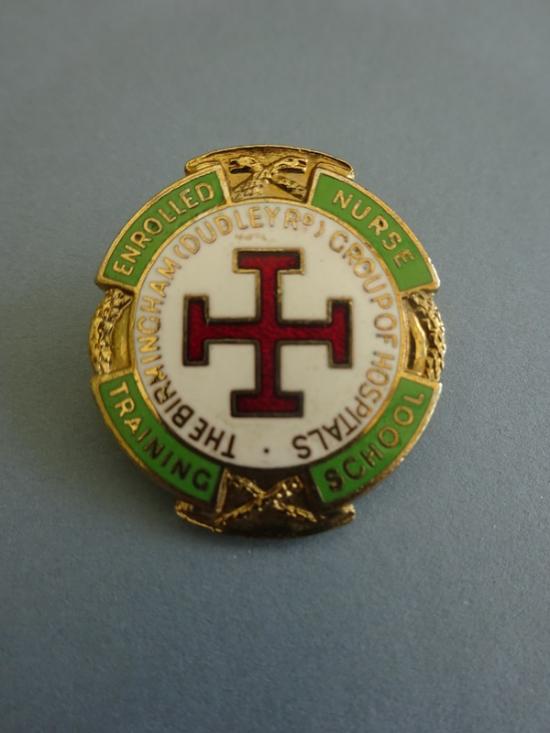 Birmingham(Dudley Rd) Group of Hospitals Enrolled Nurse Training School Badge