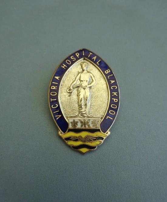 Victoria Hospital Blackpool, state registered nurses badge