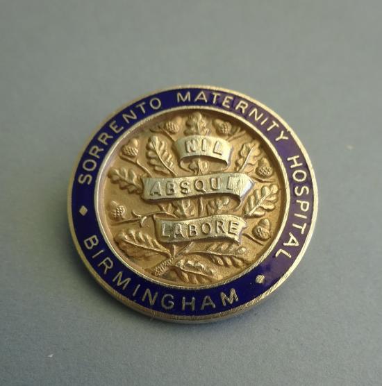 Sorrento Maternity Hospital Birmingham, Silver Midwifery badge