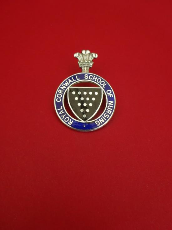 Royal Cornwall School of Nursing ,silver nurses badge