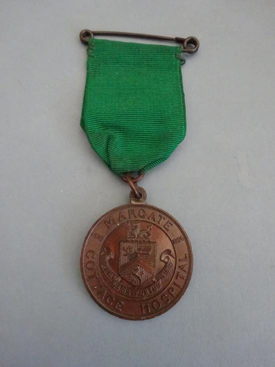Margate Cottage Hospital, For Services Rendered medal