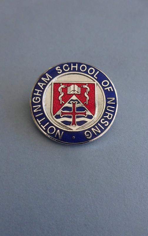 Nottingham School of Nursing, nurses badge 1970s