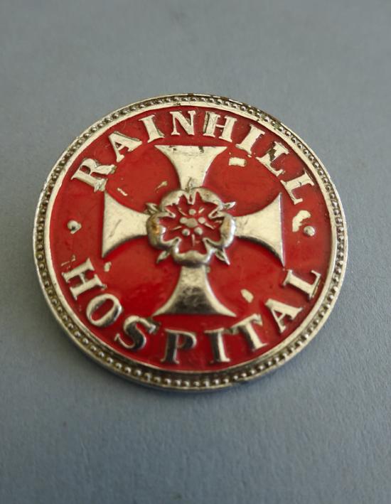 Rainhill Hospital Merseyside,Asylum attendants badge pair