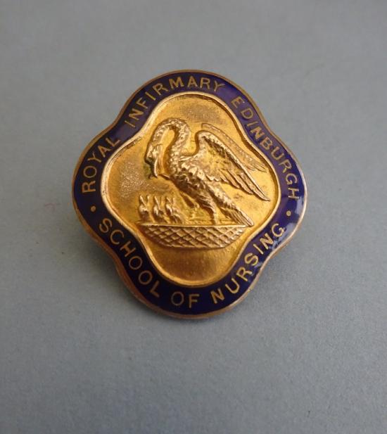 Royal Infirmary Edinburgh School of Nursing, brass nurses badge