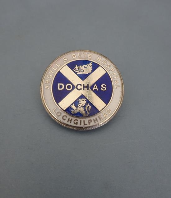 Argyll & Bute Hospital Lochgilphead, Mental Nurses badge