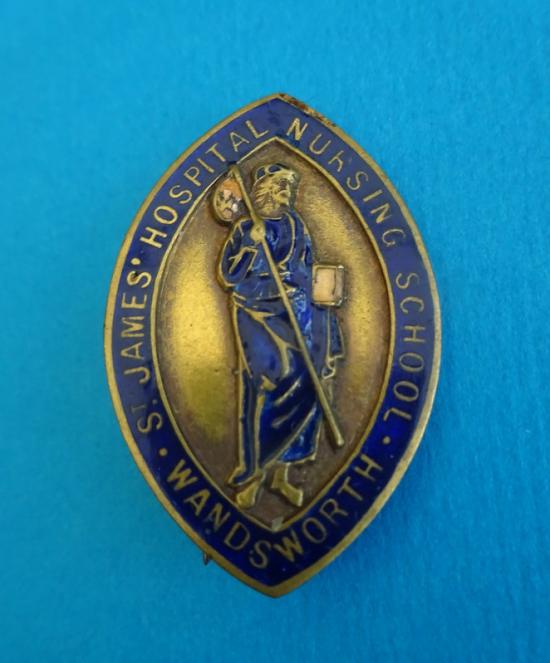 St James' Hospital Nursing School Wandsworth,Nurses badge