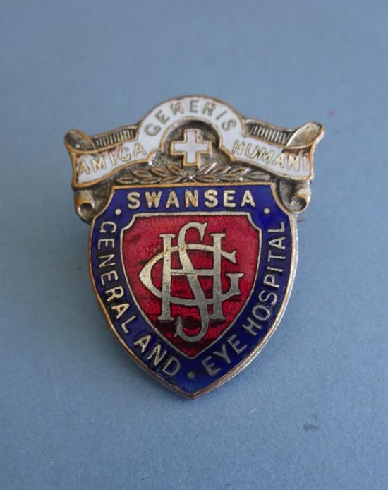 Swansea General and Eye Hospital/GNC /SNA trio of badges