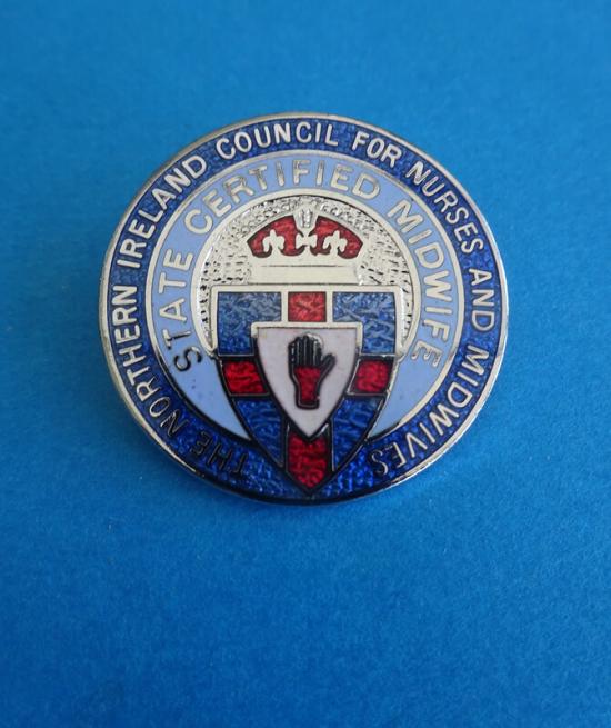 Northern Ireland Council For Nurses & Midwives,State Certified Midwife badge